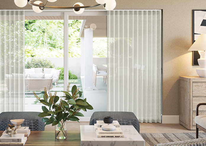 Taranto Voile, Black Frost - Made to Measure Curtains - Image 3